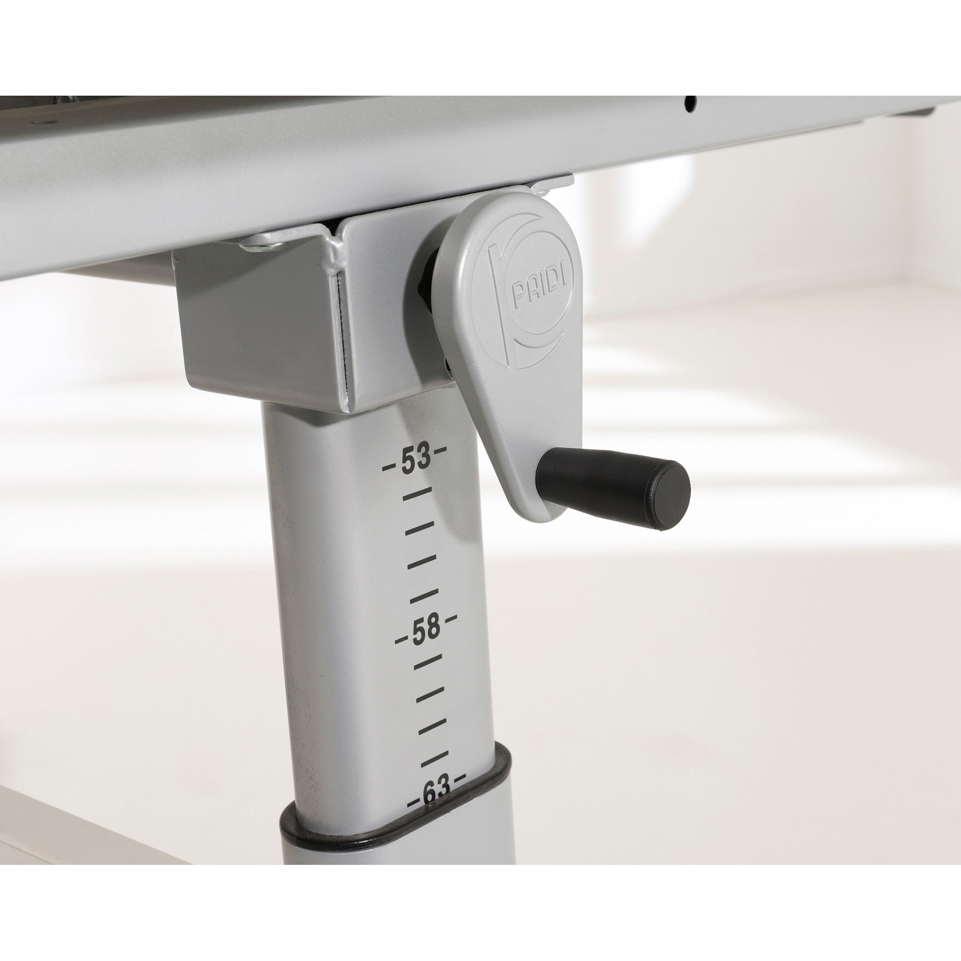 Kurbel  in silberfarbig für Schreibtische