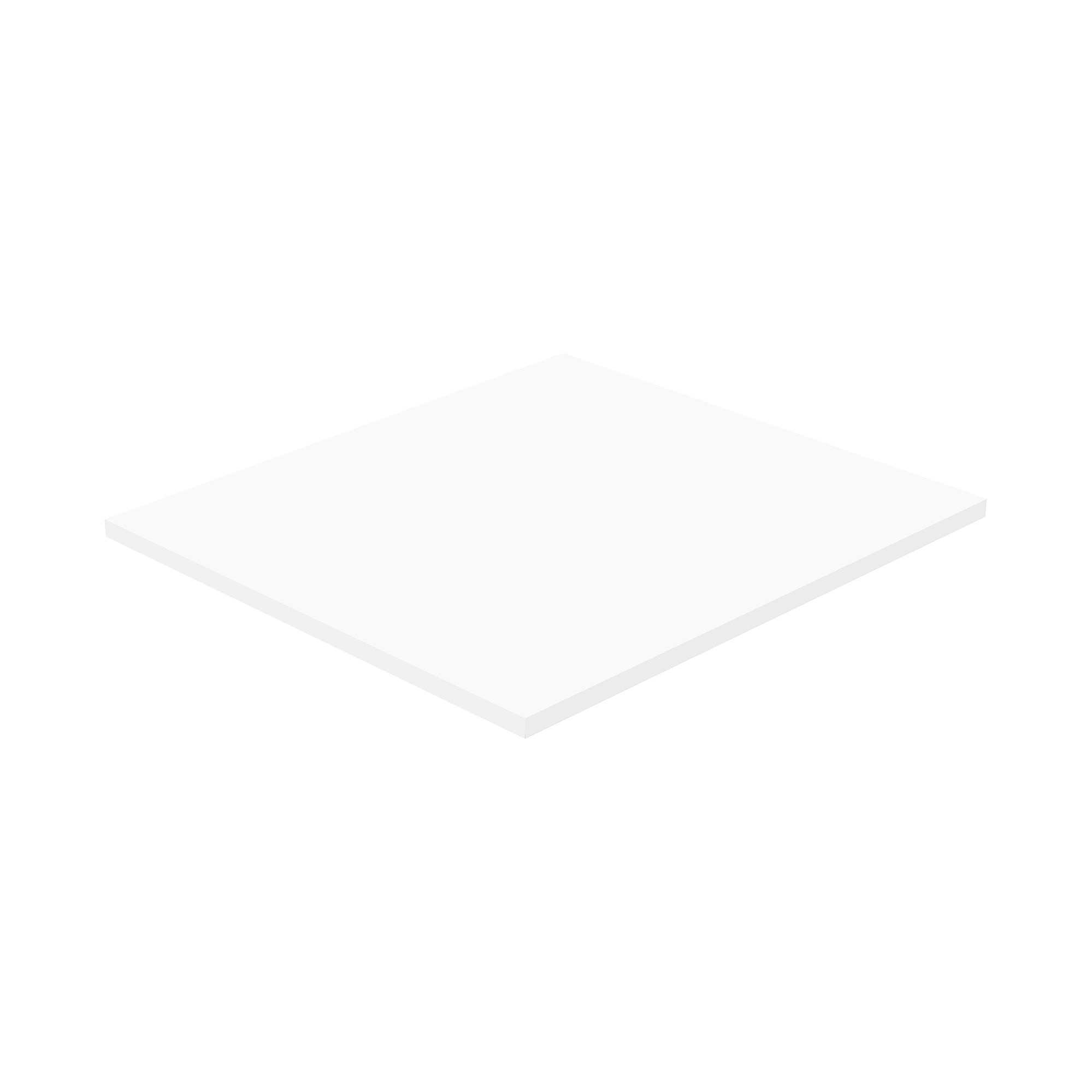 Einlegeboden Lotte & Fynn - Steiff by PAIDI für Drehtürenschrank 2 Türen A white, blank, rectangular sheet viewed from an angled perspective.